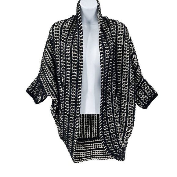 Anthropologie Moth Maija Wool Chunky Cocoon Cardigan Sweater - Picture 3 of 9